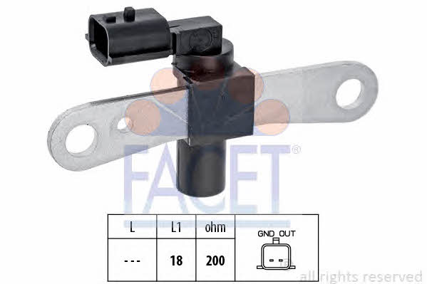 Facet 9.0659 Camshaft position sensor 90659: Buy near me at 2407.PL in Poland at an Affordable price!