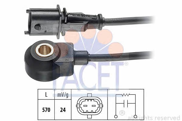 Facet 9.3032 Knock sensor 93032: Buy near me at 2407.PL in Poland at an Affordable price!