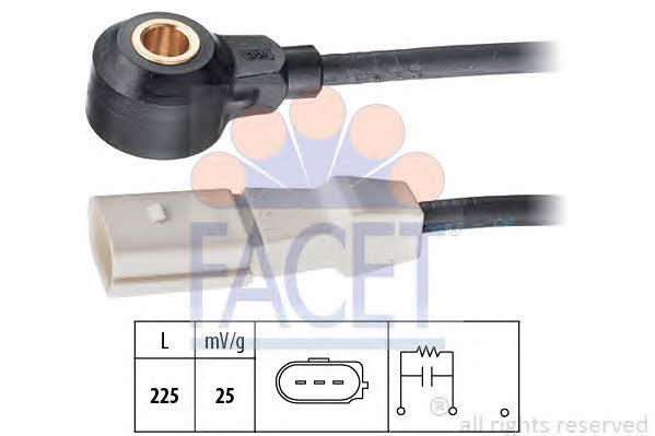 Facet 9.3037 Knock sensor 93037: Buy near me in Poland at 2407.PL - Good price!
