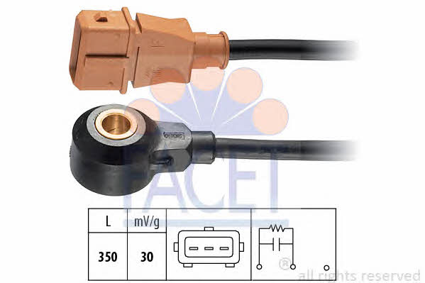 Facet 9.3064 Knock sensor 93064: Buy near me in Poland at 2407.PL - Good price!