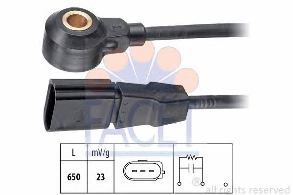 Facet 9.3162 Knock sensor 93162: Buy near me in Poland at 2407.PL - Good price!