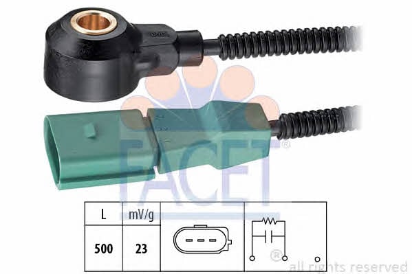 Facet 9.3163 Knock sensor 93163: Buy near me in Poland at 2407.PL - Good price!