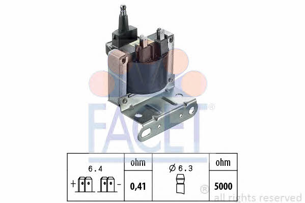 Facet 9.6010 Ignition coil 96010: Buy near me in Poland at 2407.PL - Good price!