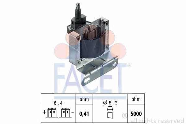 Facet 9.6011 Ignition coil 96011: Buy near me in Poland at 2407.PL - Good price!
