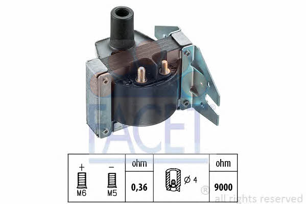 Facet 9.6012 Ignition coil 96012: Buy near me in Poland at 2407.PL - Good price!
