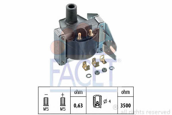 Facet 9.6025 Ignition coil 96025: Buy near me in Poland at 2407.PL - Good price!