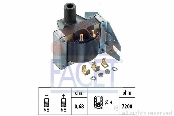 Facet 9.6026 Ignition coil 96026: Buy near me in Poland at 2407.PL - Good price!
