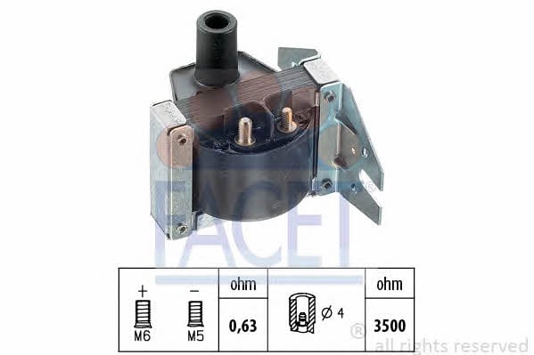 Facet 9.6027 Ignition coil 96027: Buy near me in Poland at 2407.PL - Good price!