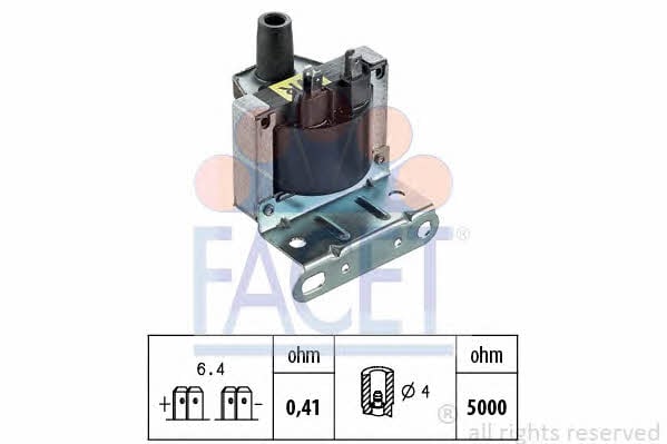 Facet 9.6040 Ignition coil 96040: Buy near me in Poland at 2407.PL - Good price!