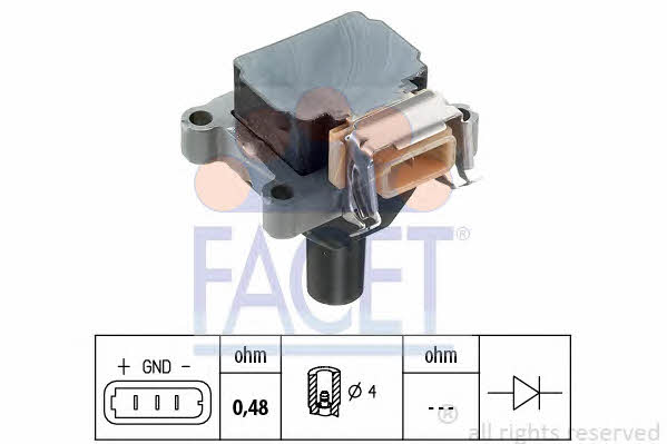 Facet 9.6062S Ignition coil 96062S: Buy near me in Poland at 2407.PL - Good price!