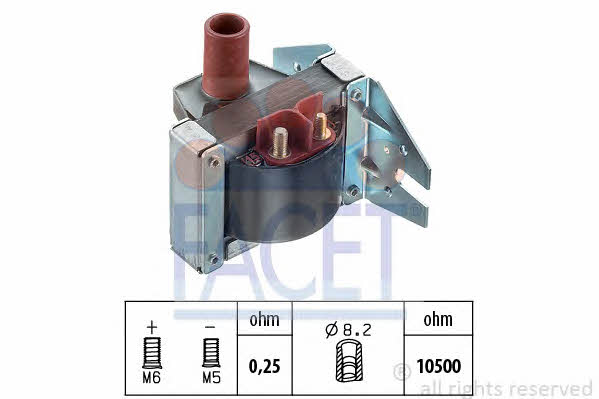 Facet 9.6079 Ignition coil 96079: Buy near me at 2407.PL in Poland at an Affordable price!