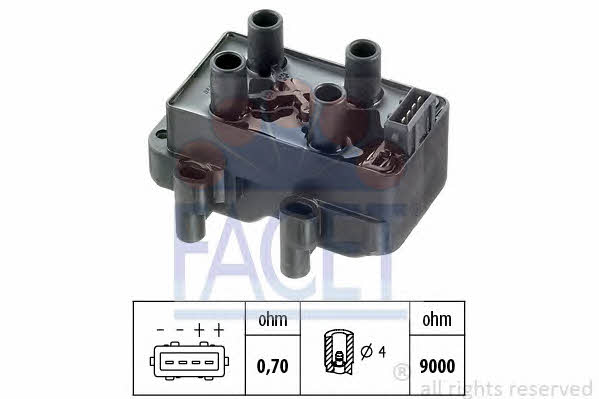 Facet 9.6088 Ignition coil 96088: Buy near me in Poland at 2407.PL - Good price!