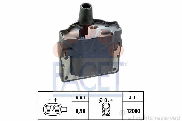 Facet 9.6101 Ignition coil 96101: Buy near me in Poland at 2407.PL - Good price!