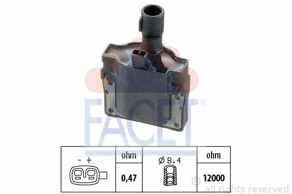 Facet 9.6102 Ignition coil 96102: Buy near me in Poland at 2407.PL - Good price!