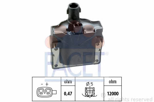 Facet 9.6103 Ignition coil 96103: Buy near me in Poland at 2407.PL - Good price!