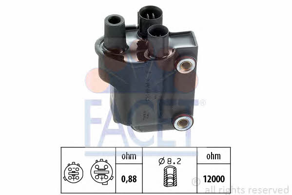 Facet 9.6111 Ignition coil 96111: Buy near me in Poland at 2407.PL - Good price!