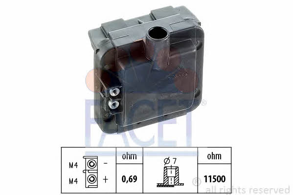 Facet 9.6115 Ignition coil 96115: Buy near me in Poland at 2407.PL - Good price!