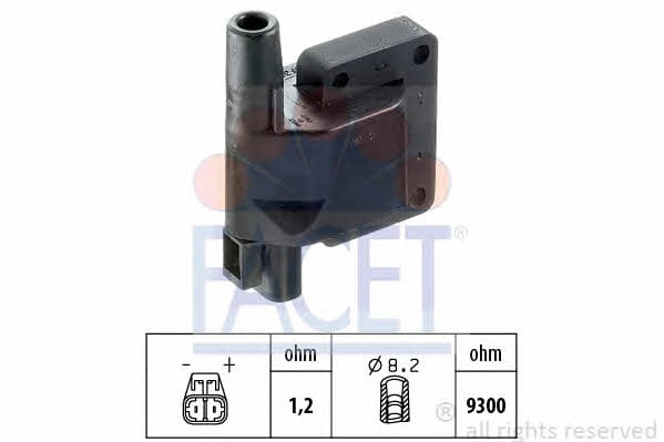 Facet 9.6121 Ignition coil 96121: Buy near me in Poland at 2407.PL - Good price!