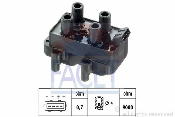 Facet 9.6172 Ignition coil 96172: Buy near me in Poland at 2407.PL - Good price!
