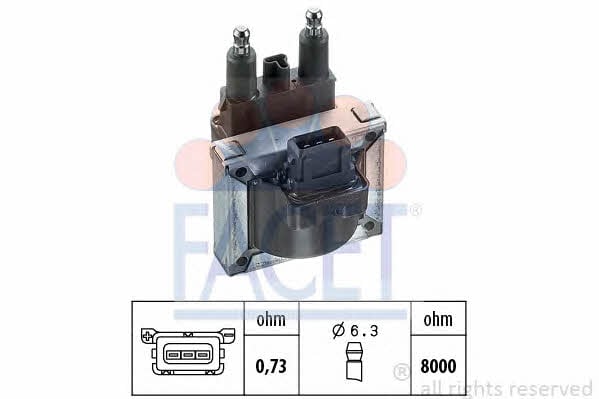 Facet 9.6175 Ignition coil 96175: Buy near me in Poland at 2407.PL - Good price!