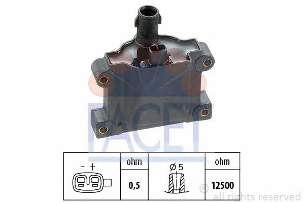 Facet 9.6185S Ignition coil 96185S: Buy near me in Poland at 2407.PL - Good price!