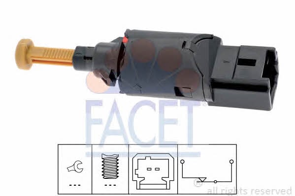 Facet 7.1194 Brake light switch 71194: Buy near me in Poland at 2407.PL - Good price!