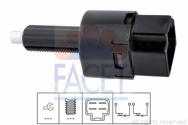 Facet 7.1202 Brake light switch 71202: Buy near me at 2407.PL in Poland at an Affordable price!