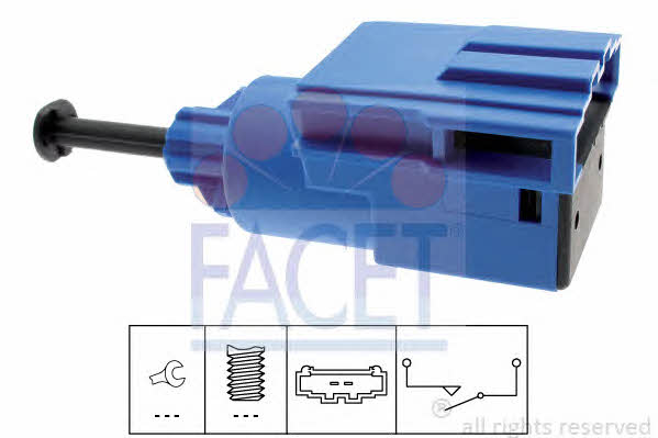 Facet 7.1220 Clutch pedal position sensor 71220: Buy near me in Poland at 2407.PL - Good price!