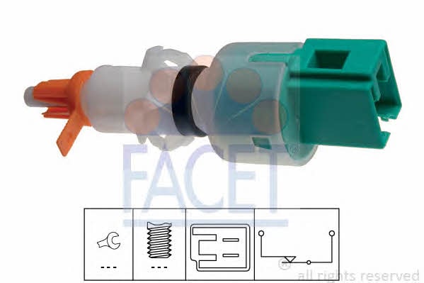 Facet 7.1249 Brake light switch 71249: Buy near me at 2407.PL in Poland at an Affordable price!
