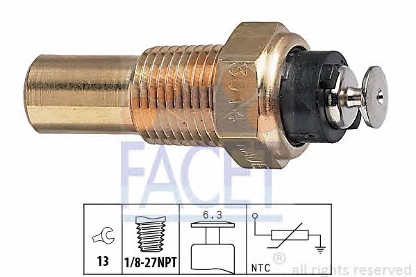 Facet 7.3014 Coolant temperature sensor 73014: Buy near me at 2407.PL in Poland at an Affordable price!