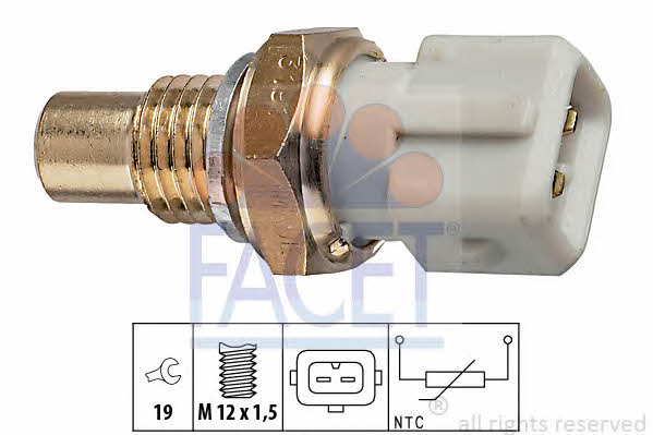 Facet 7.3191 Coolant temperature sensor 73191: Buy near me at 2407.PL in Poland at an Affordable price!