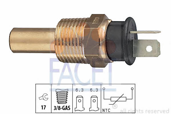 Facet 7.3228 Coolant temperature sensor 73228: Buy near me at 2407.PL in Poland at an Affordable price!