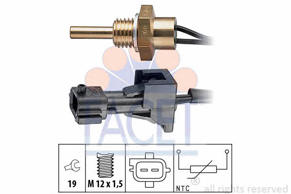 Facet 7.3245 Coolant temperature sensor 73245: Buy near me at 2407.PL in Poland at an Affordable price!