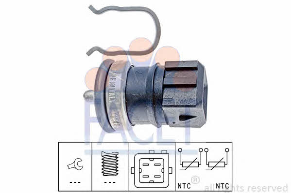 Facet 7.3251 Coolant temperature sensor 73251: Buy near me at 2407.PL in Poland at an Affordable price!