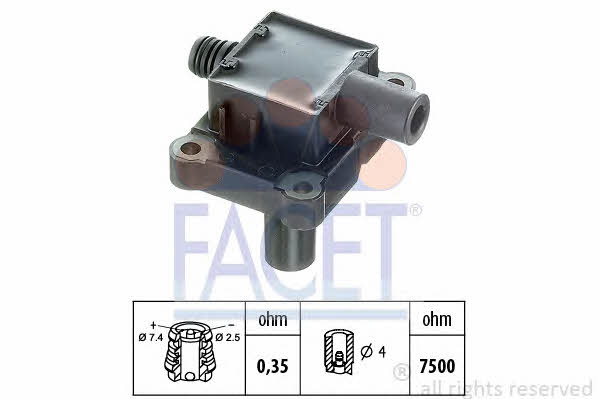 Facet 9.6216 Ignition coil 96216: Buy near me at 2407.PL in Poland at an Affordable price!
