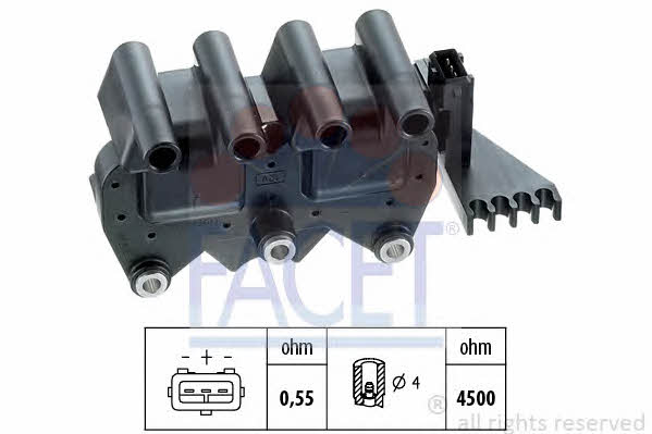 Facet 9.6245 Ignition coil 96245: Buy near me in Poland at 2407.PL - Good price!