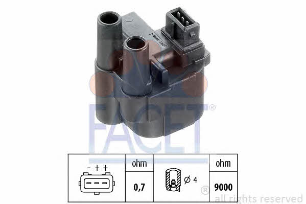 Facet 9.6276 Ignition coil 96276: Buy near me in Poland at 2407.PL - Good price!