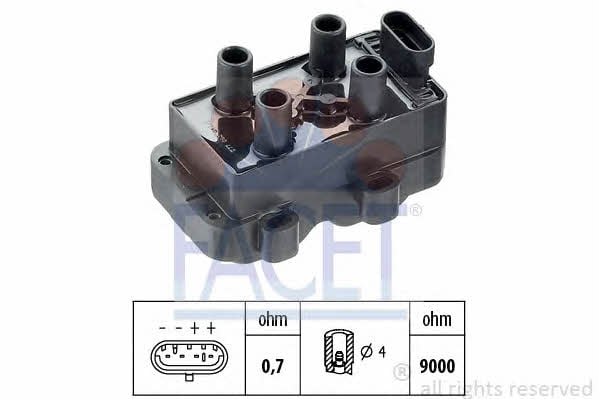 Facet 9.6277 Ignition coil 96277: Buy near me in Poland at 2407.PL - Good price!