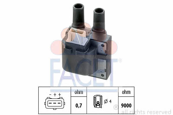 Facet 9.6278 Ignition coil 96278: Buy near me in Poland at 2407.PL - Good price!