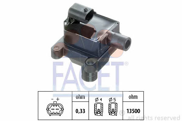 Facet 9.6297 Ignition coil 96297: Buy near me in Poland at 2407.PL - Good price!