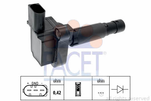 Facet 9.6320 Ignition coil 96320: Buy near me in Poland at 2407.PL - Good price!