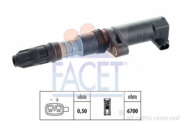 Facet 9.6332 Ignition coil 96332: Buy near me in Poland at 2407.PL - Good price!