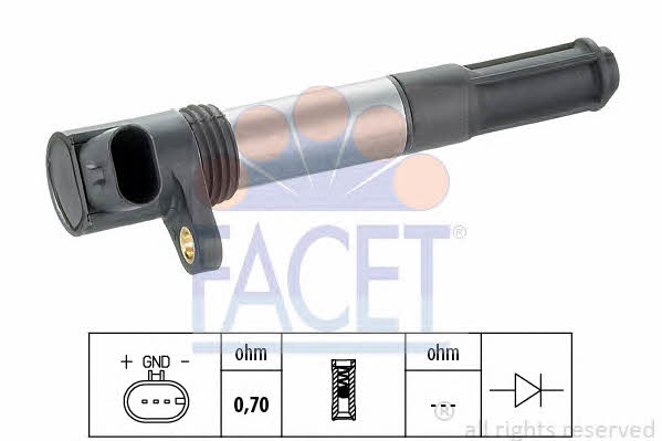 Facet 9.6342 Ignition coil 96342: Buy near me in Poland at 2407.PL - Good price!