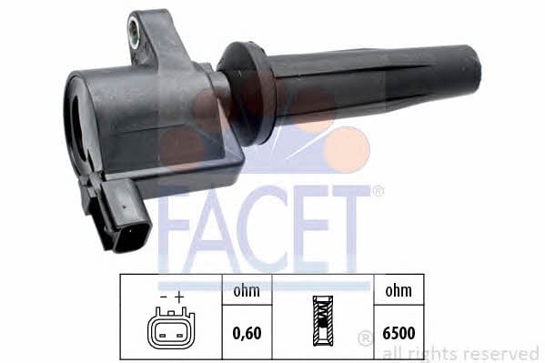 Facet 9.6380 Ignition coil 96380: Buy near me in Poland at 2407.PL - Good price!