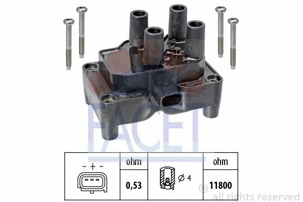 Facet 9.6381 Ignition coil 96381: Buy near me in Poland at 2407.PL - Good price!