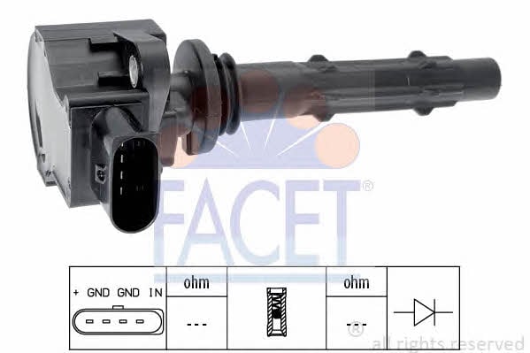 Facet 9.6387 Ignition coil 96387: Buy near me in Poland at 2407.PL - Good price!