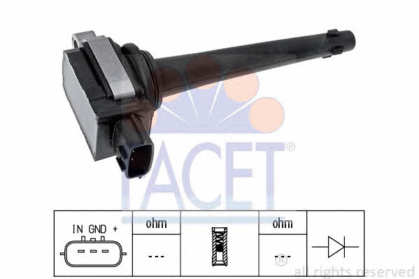Facet 9.6389 Ignition coil 96389: Buy near me in Poland at 2407.PL - Good price!