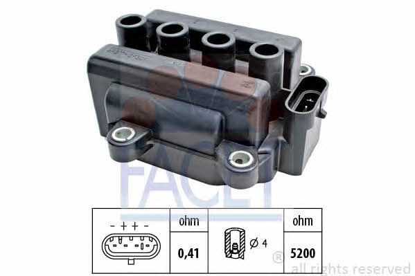 Facet 9.6418 Ignition coil 96418: Buy near me in Poland at 2407.PL - Good price!