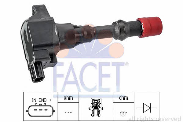 Facet 9.6429 Ignition coil 96429: Buy near me in Poland at 2407.PL - Good price!