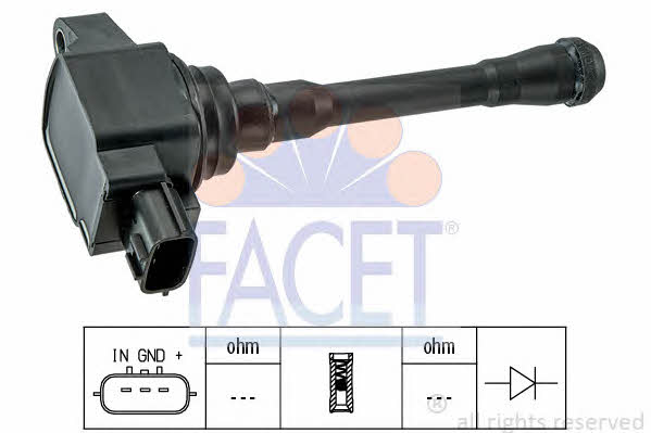 Facet 9.6452 Ignition coil 96452: Buy near me in Poland at 2407.PL - Good price!